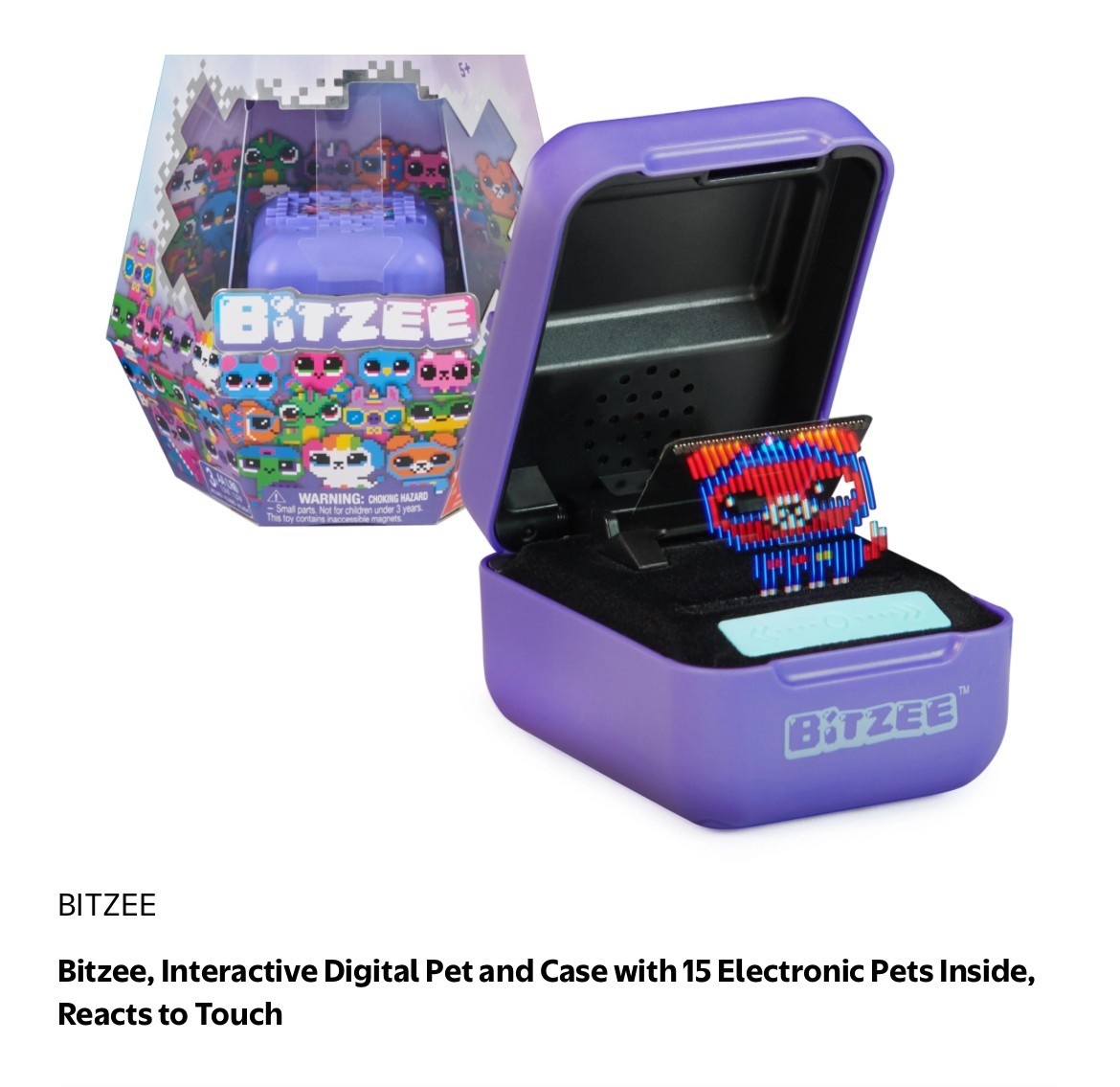 Bitzee Interactive Toy Digital Pet and Case & 15 Electronic Pets Inside 6066450