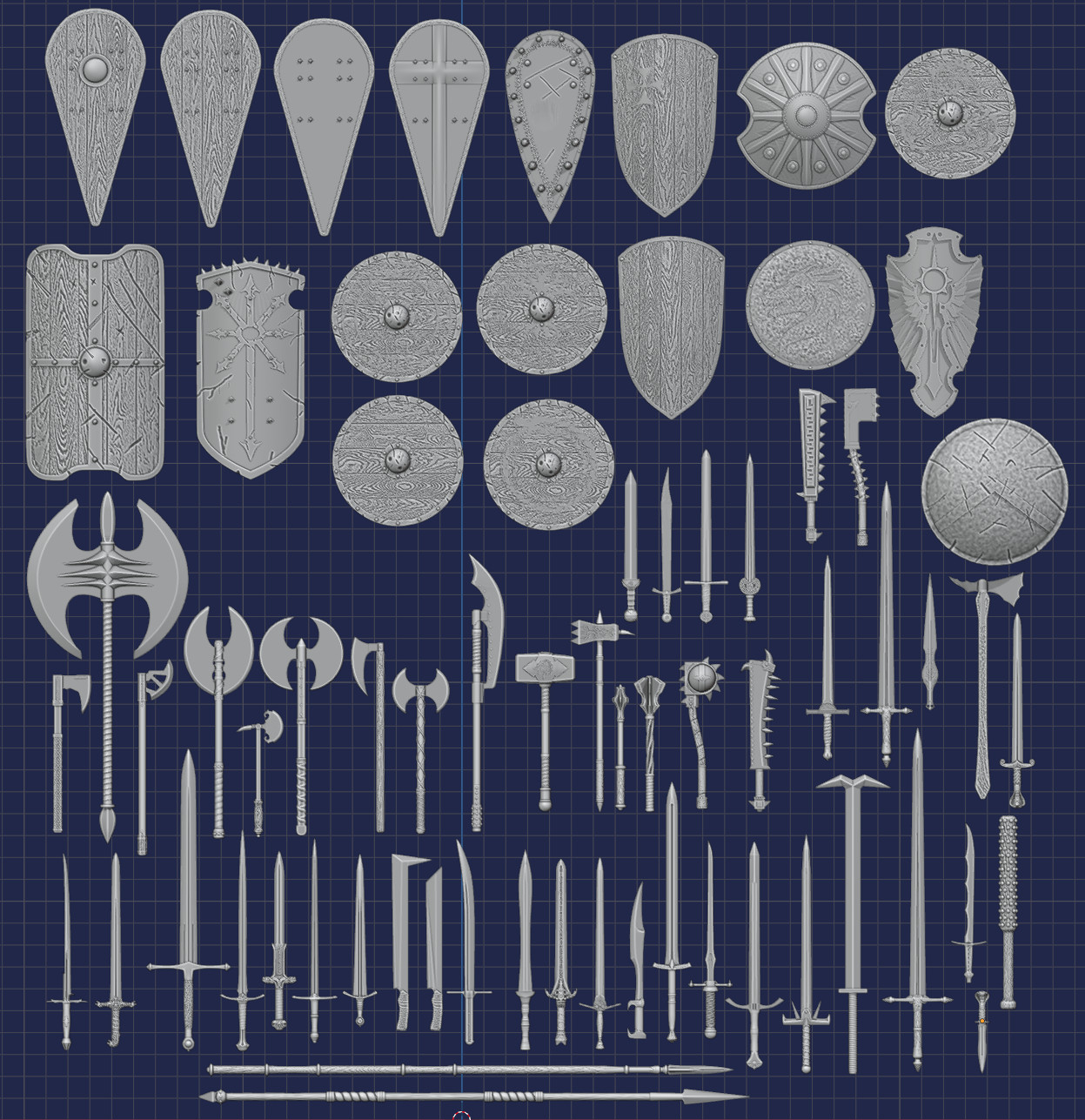 Action Figure – Fantasy Weapon Collection – 1:18, 1:12, 1:10 Scales