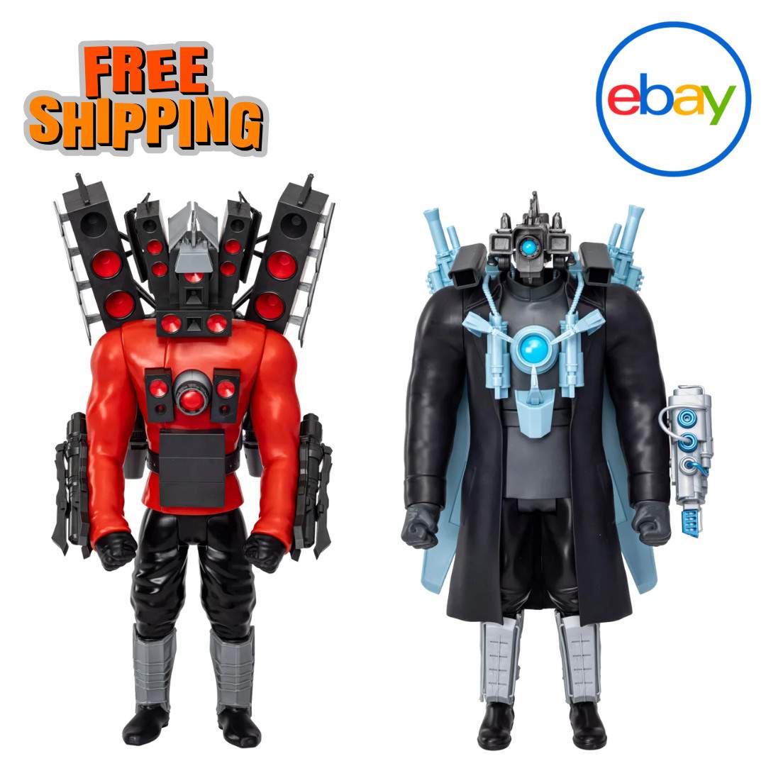 SKIBIDI TOILET SPEAKERMAN MEGA TITAN SKI BI DI LARGE TOY MERCH YOUTUBE 24 INCHES