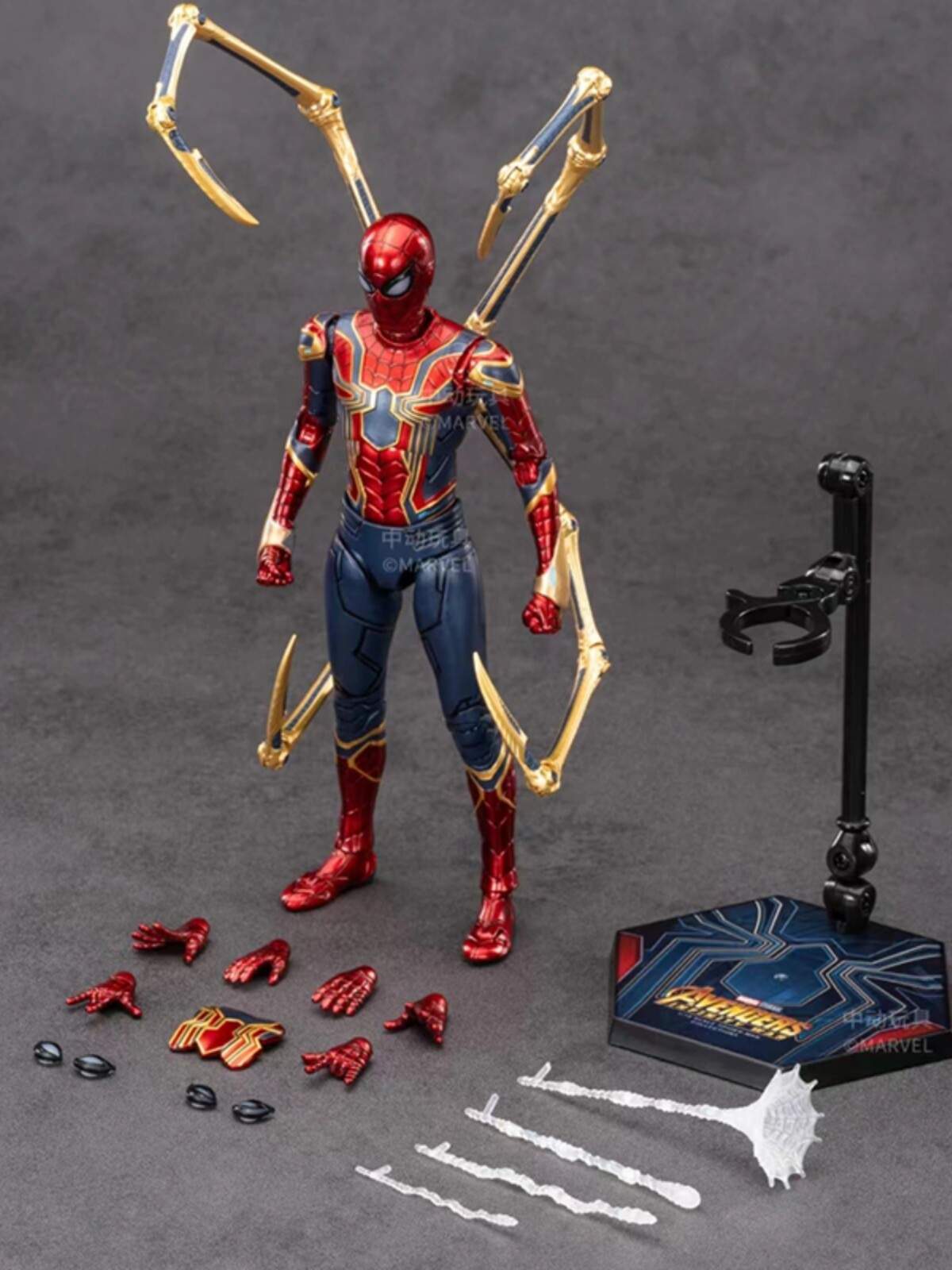 ZD Toy Marvel Iron spider 2.0 The Avengers model toys Collection action figures
