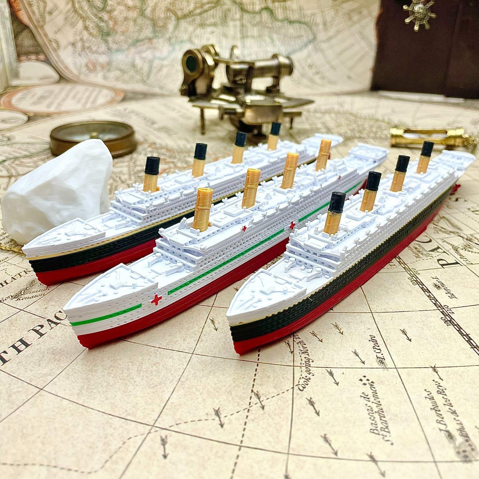 8″ Titanic, Britannic Or Olympic Model, RMS Titanic Model Toy, Titanic Toys