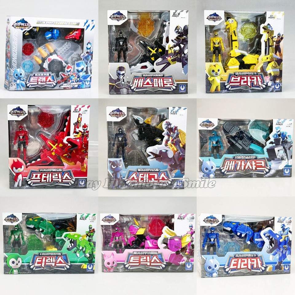 Miniforce Super Dino Power Trans-Head Transforming Robot Figure Toy Collection