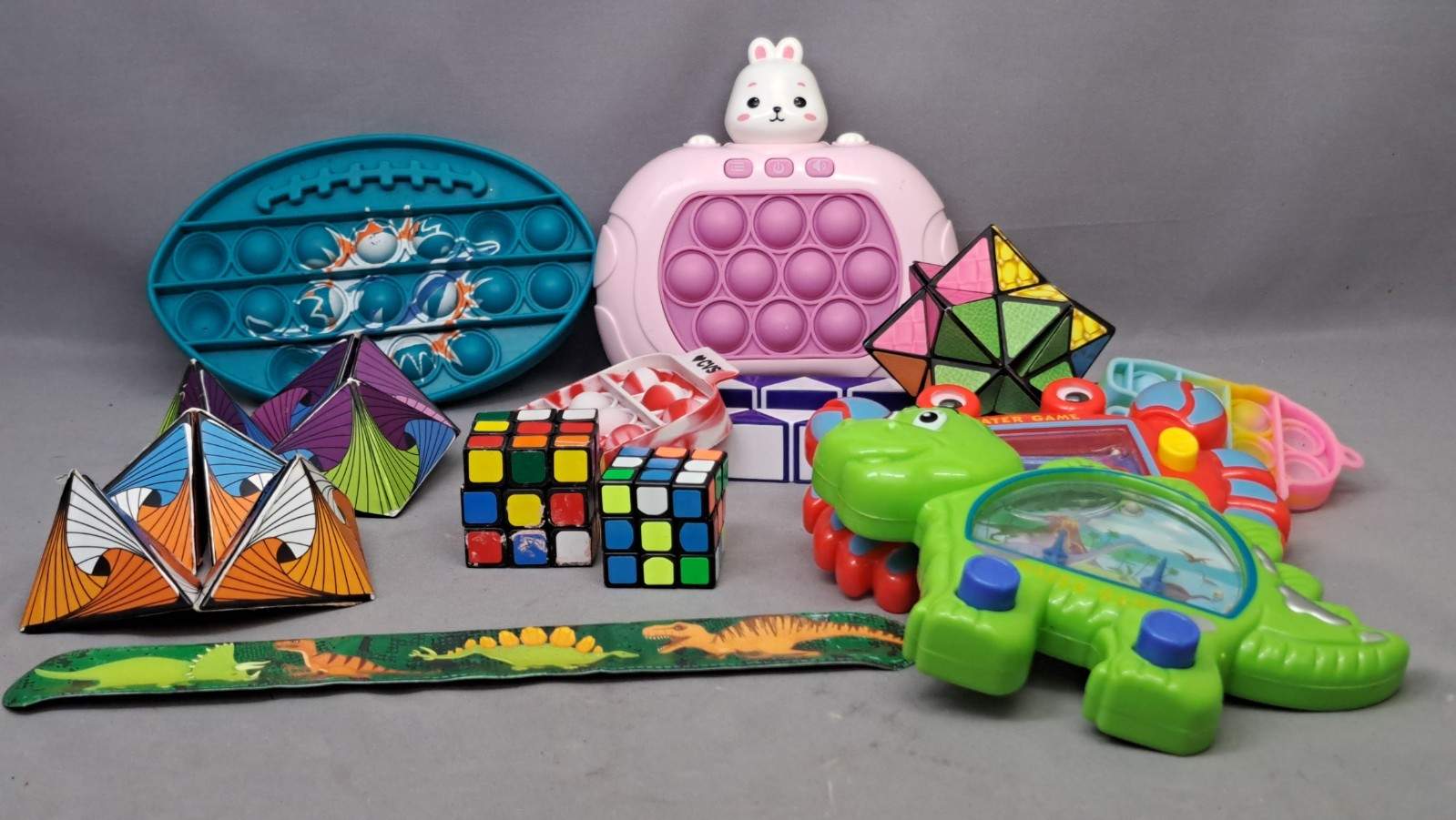 13pc Fidget Toy Set mixed used toys.