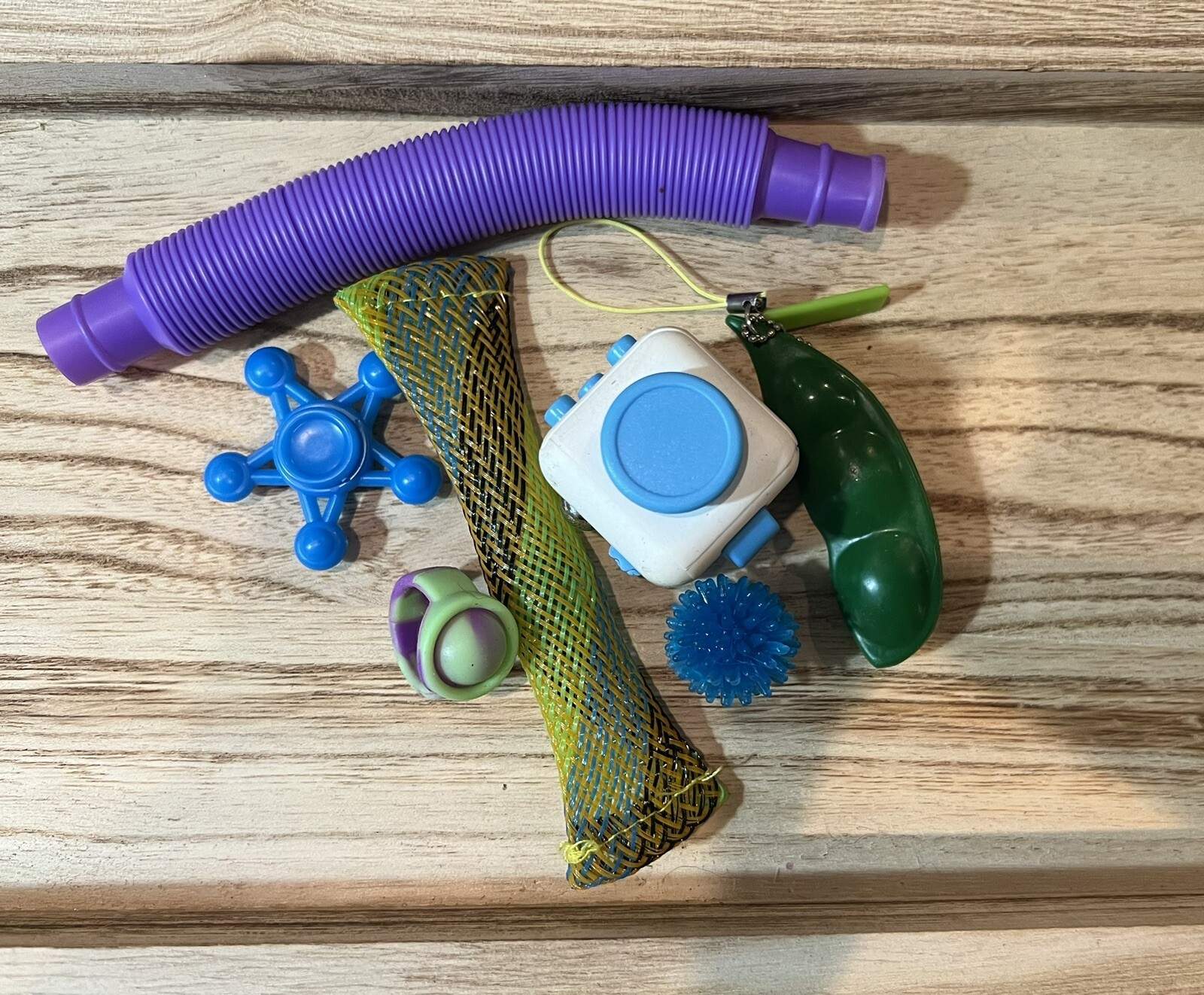 7 Pc Fidget Sensory Toys Including Fidget Cube – A0062