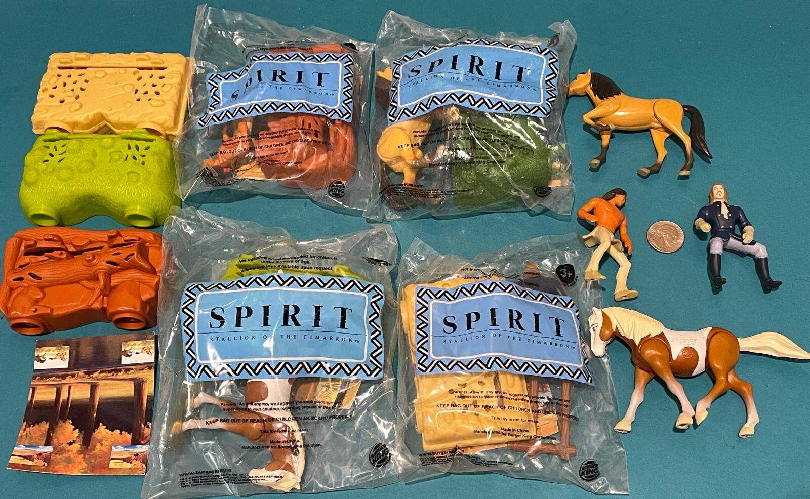 Spirit Stallion of the Cimarron 2002 Burger King Toys – HIGHLY COLLECTIBLE
