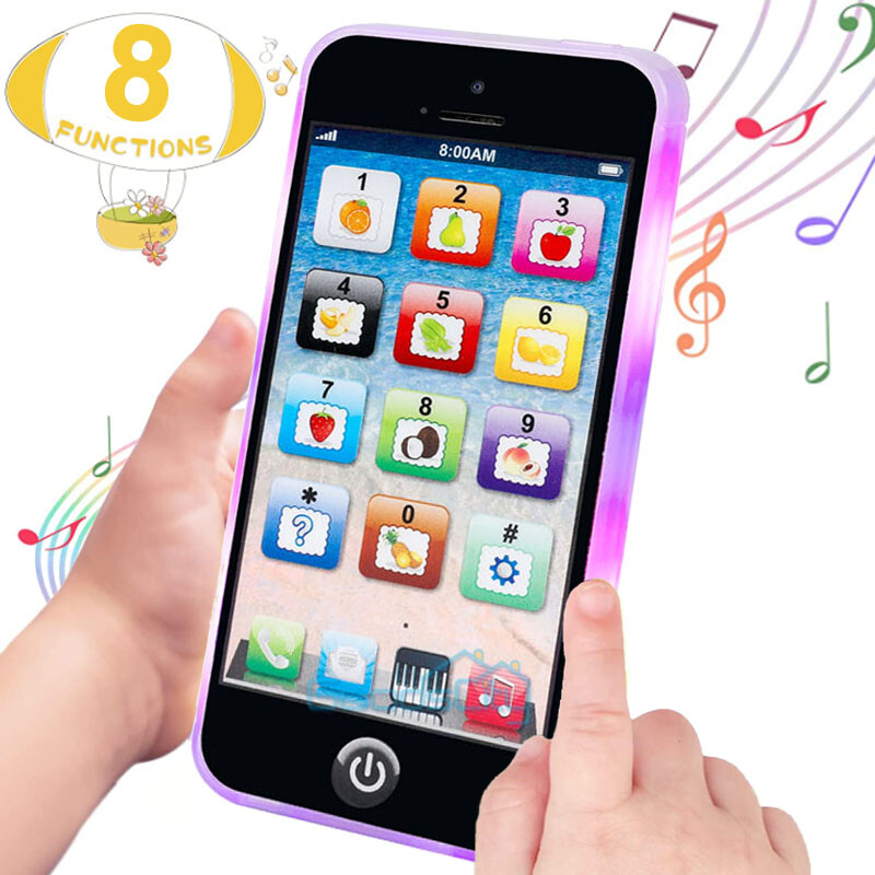 Toy Phone for Boys Girls Age 3 4 5 6 7 8 9 Years Old Educational Learning Toys