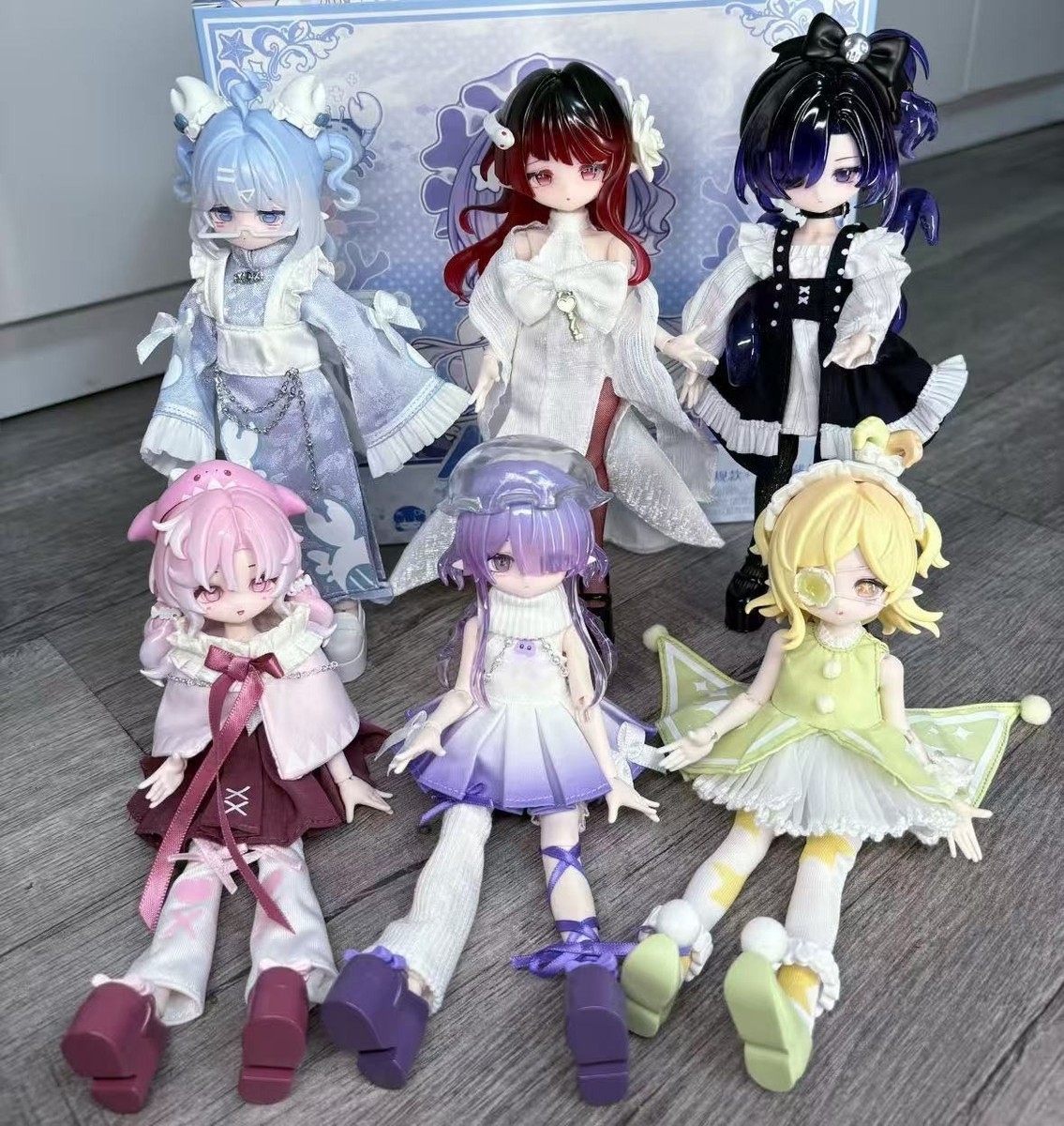 Come4free Minty Sea Gems Series Blind Box Confirmed BJD Action Figures Toy Gift