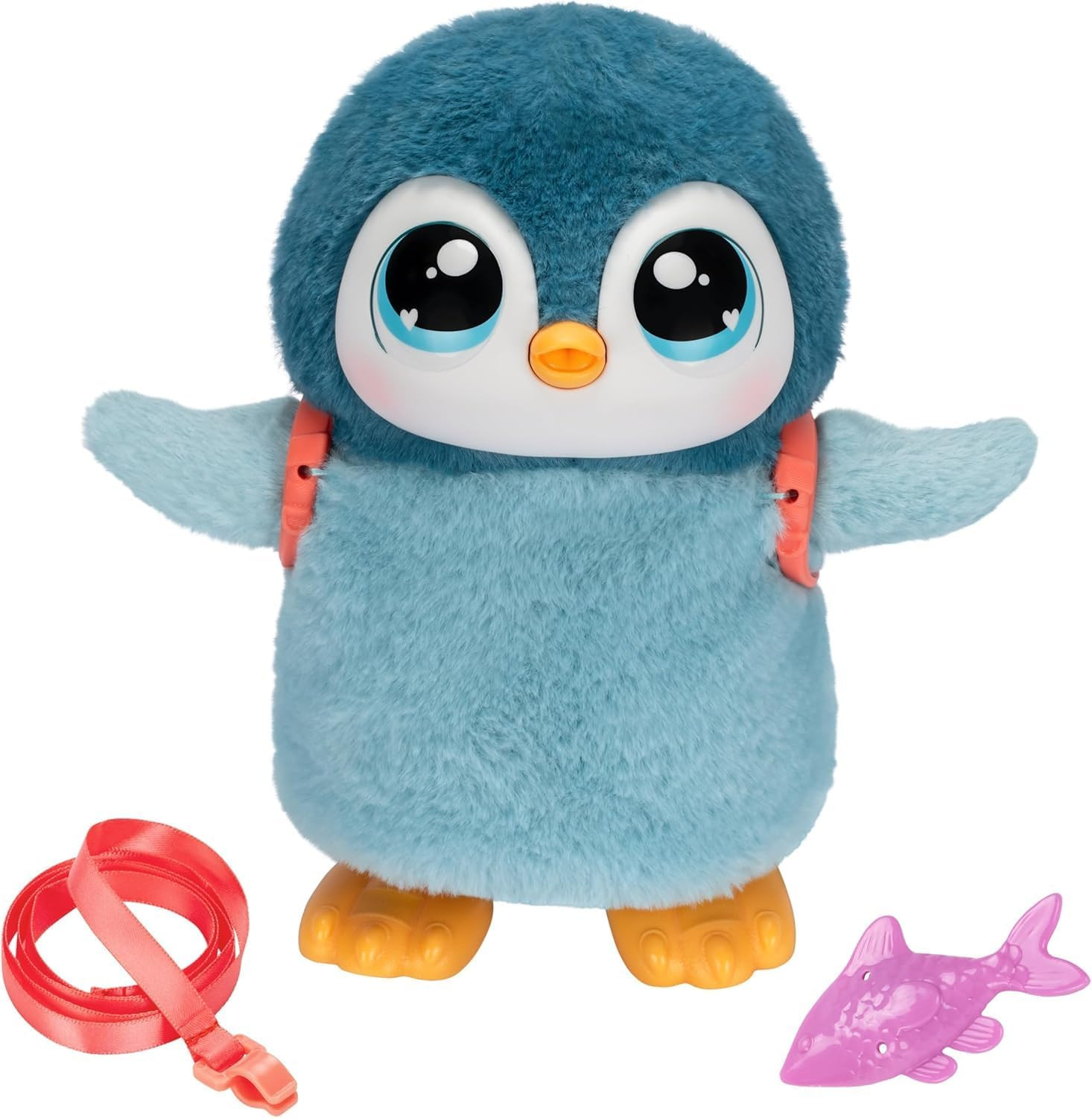 Walking Penguin My Pet Waddles, Interactive Plush Penguin with 25+ Sounds and De