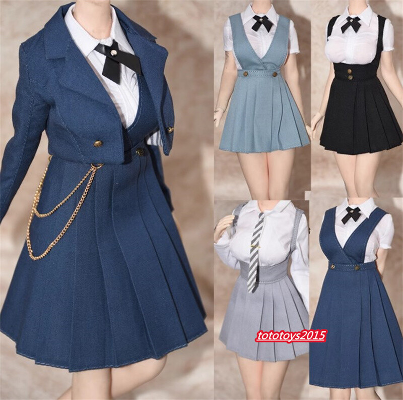 1: 6 tbleague JK Uniform Skirt Suit Clothes Fit 12” Female PH figure Body Toy