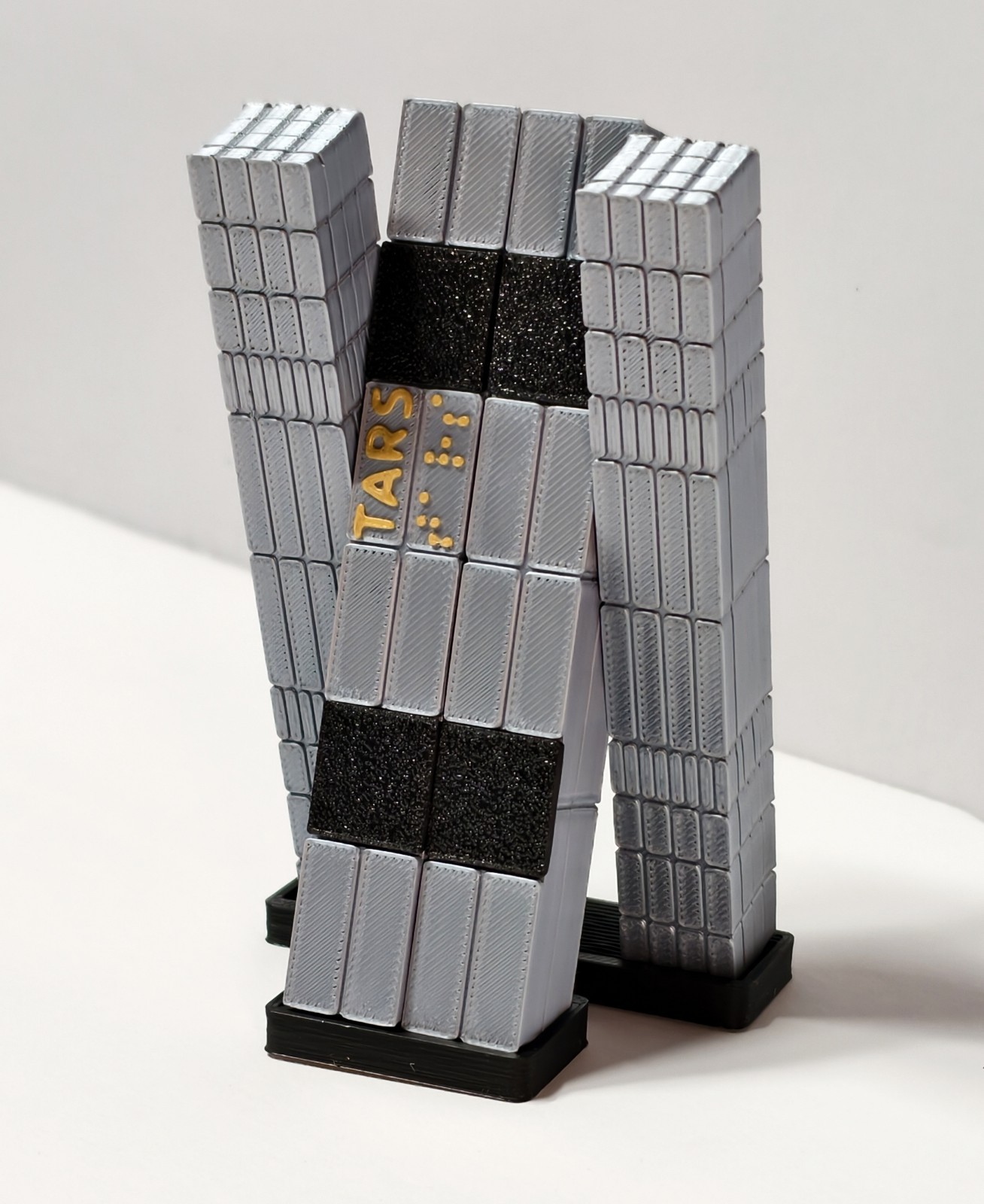Tars Robot Interstellar Action Figure with Display Base – Small Variant