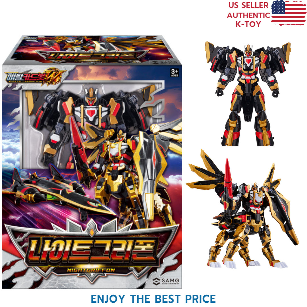 Metal Cardbot W NightGriffon Transformer Robot Jet Aircraft Korean Toy 2025