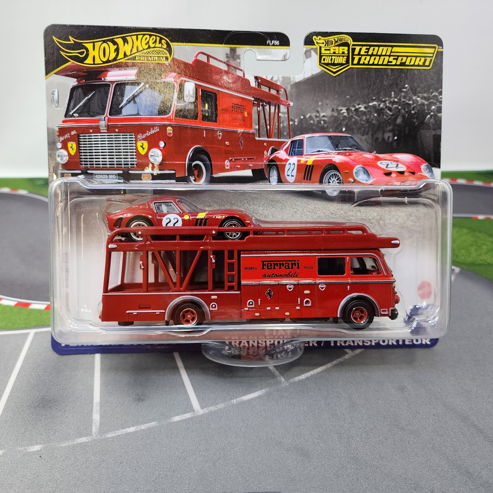 Ferrari 250 GT & Fiat 642 RNR Bartoletti * 2025 Hot Wheels Team Transport Case H