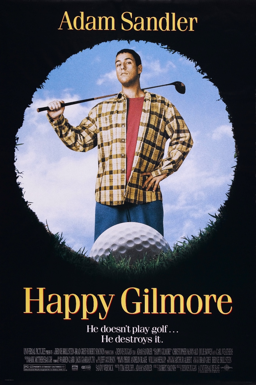 Happy Gilmore 1996 Sports Comedy Classic Movie POSTER