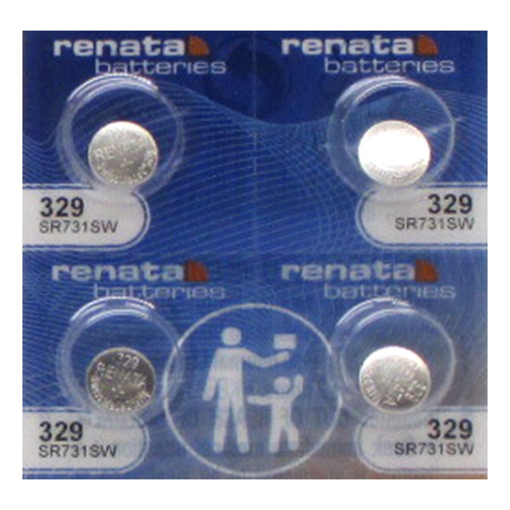 4 Renata 329 – SR731SW Button Cell Batteries
