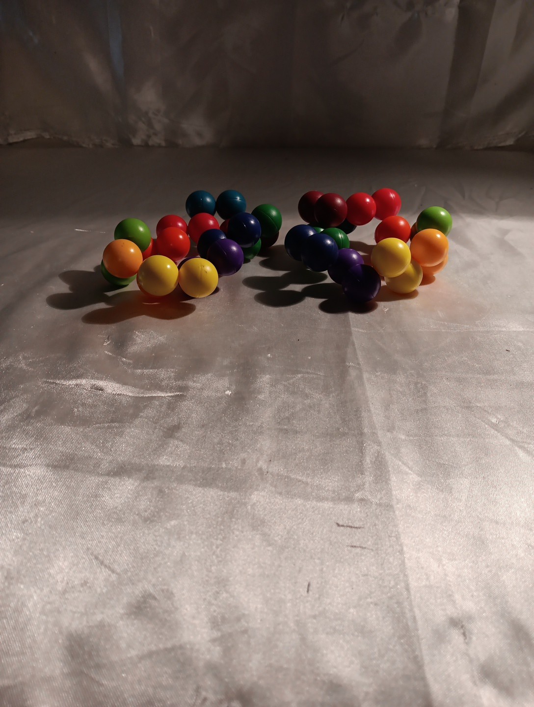 Austism Sensory Fidget Toy & Rainbow Fidget Toy Lot Of ,(2)