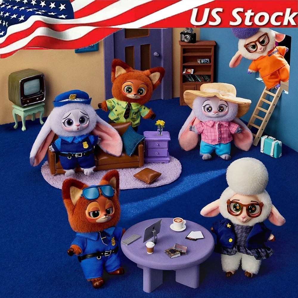 ZOOTOPIA SERIES DOLL VINYL PLUSH PENDANT BLIND BOX FIGURE HOT ART TOYS USA