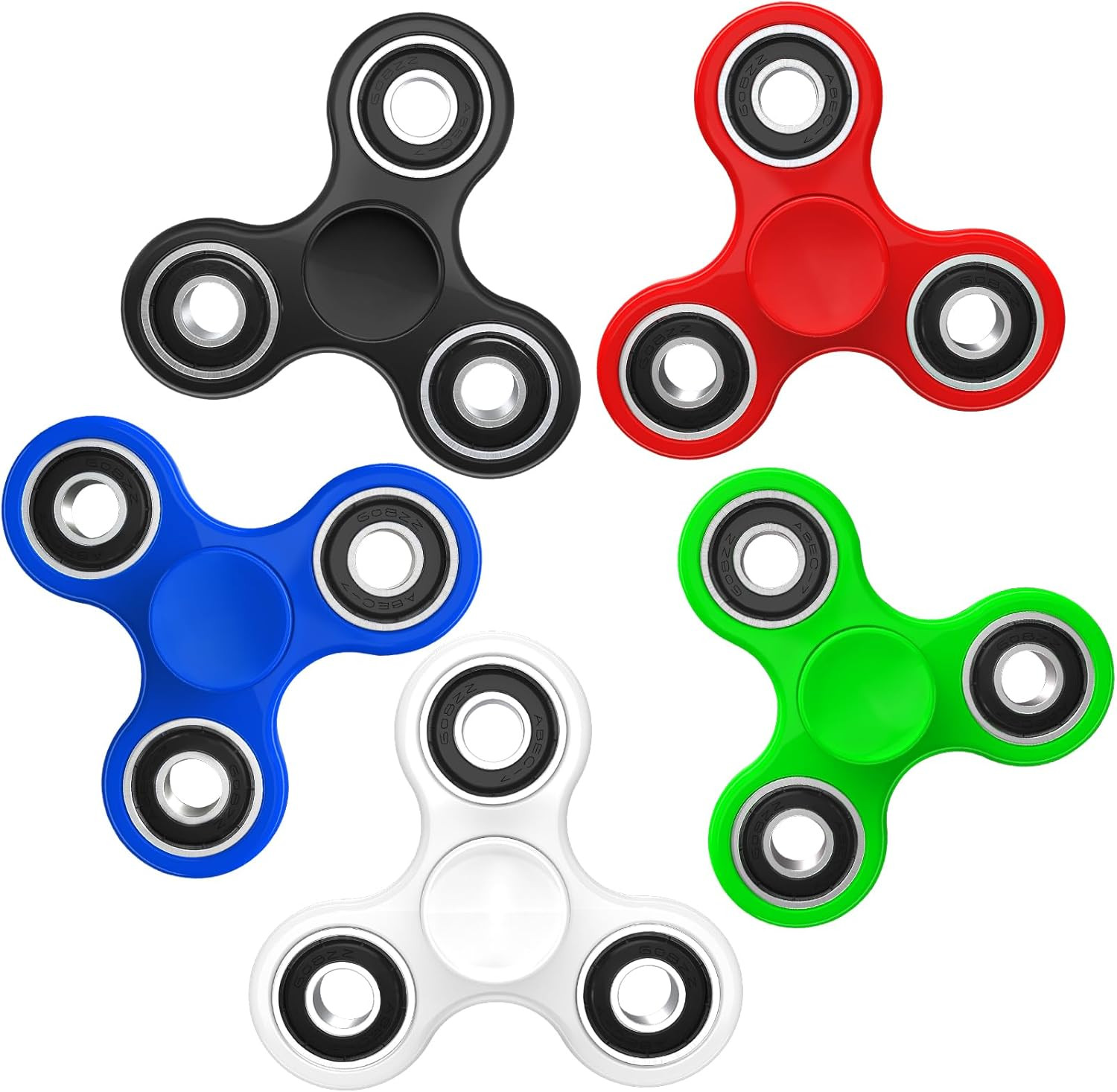 Fidget Spinners Toys 5 Pack, Sensory Hand Fidget Pack Bulk, Anxiety Toys Stress