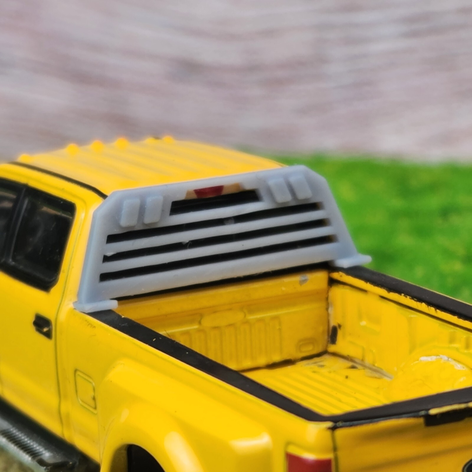 1:64 Scale 3D Printed Headache Rack V1 for Greenlight M2 and More