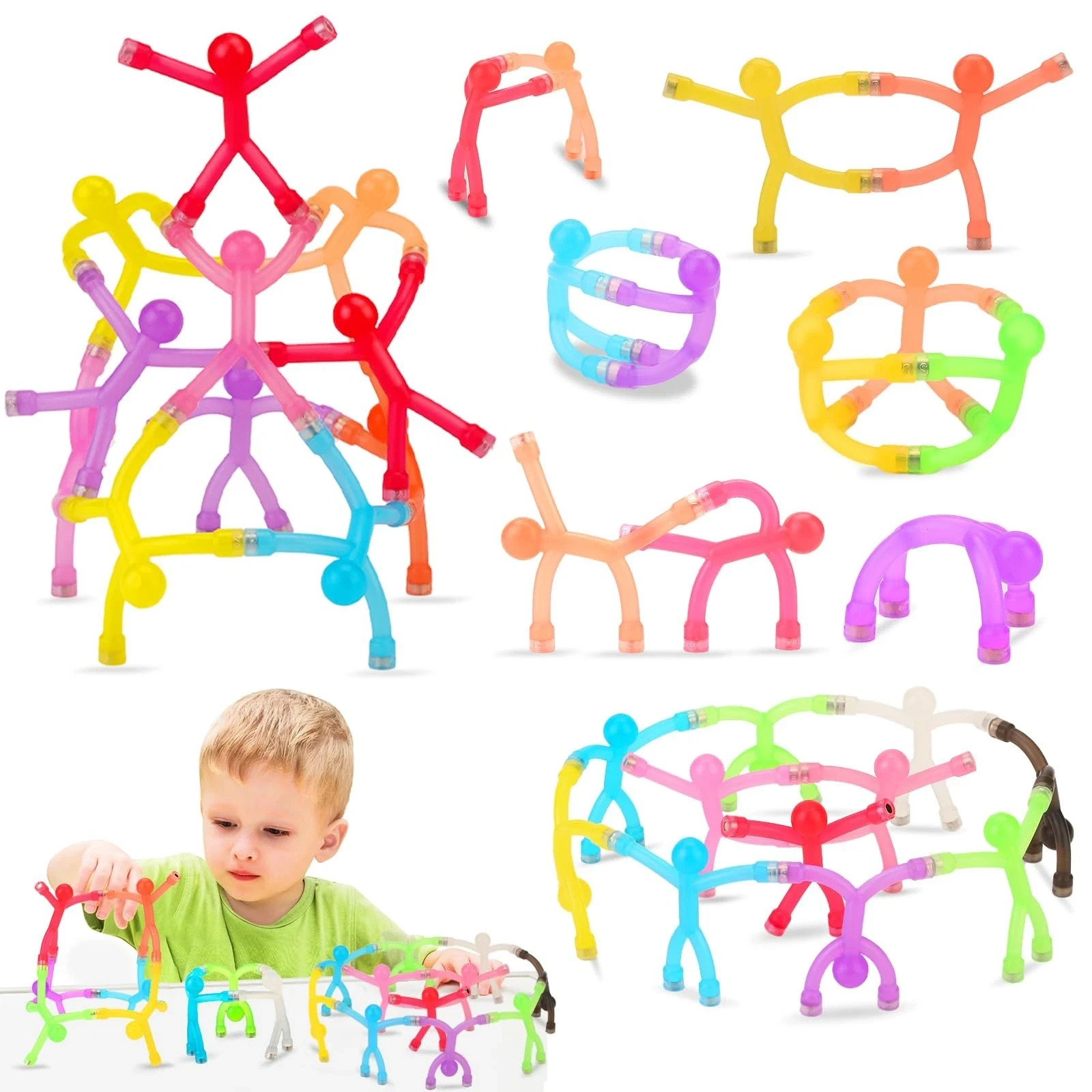 24Pcs Magnetic-People-Magnet-Men, Magnetic Travel Toys for Kids, Creative, Po…