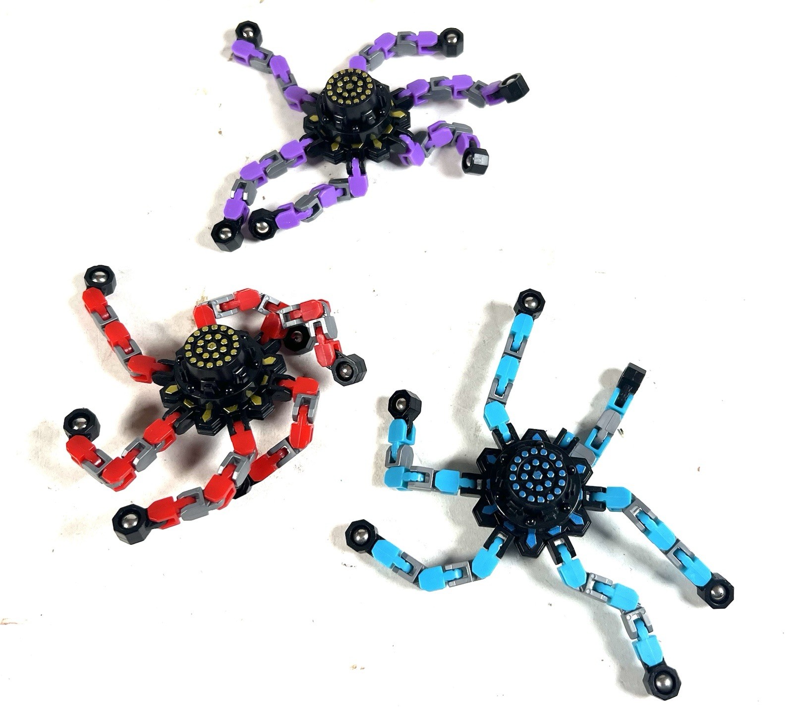 Transformable Fidget Spinners 3 Pcs for Kids and Adults Stress Relief Sensory