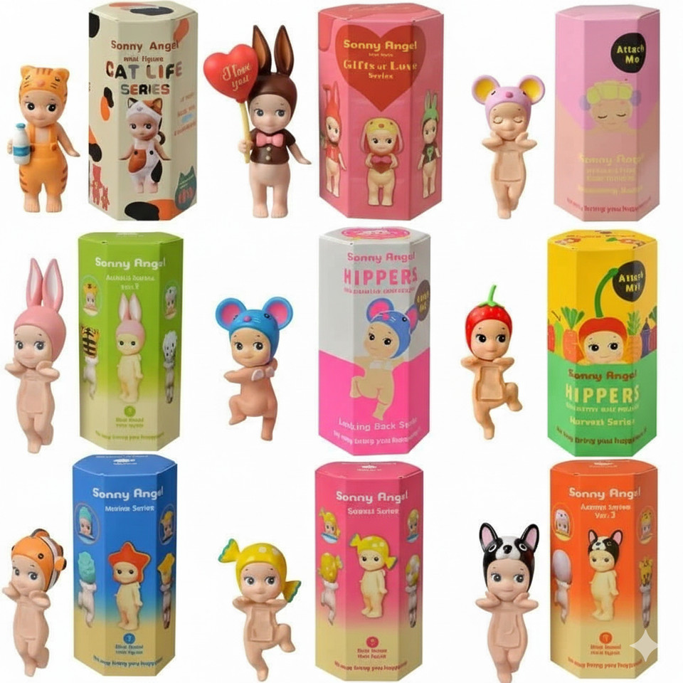 1PCS Sonny Angel Hippers Blind Box Animal Series Mini Anime Toy birthday Gift