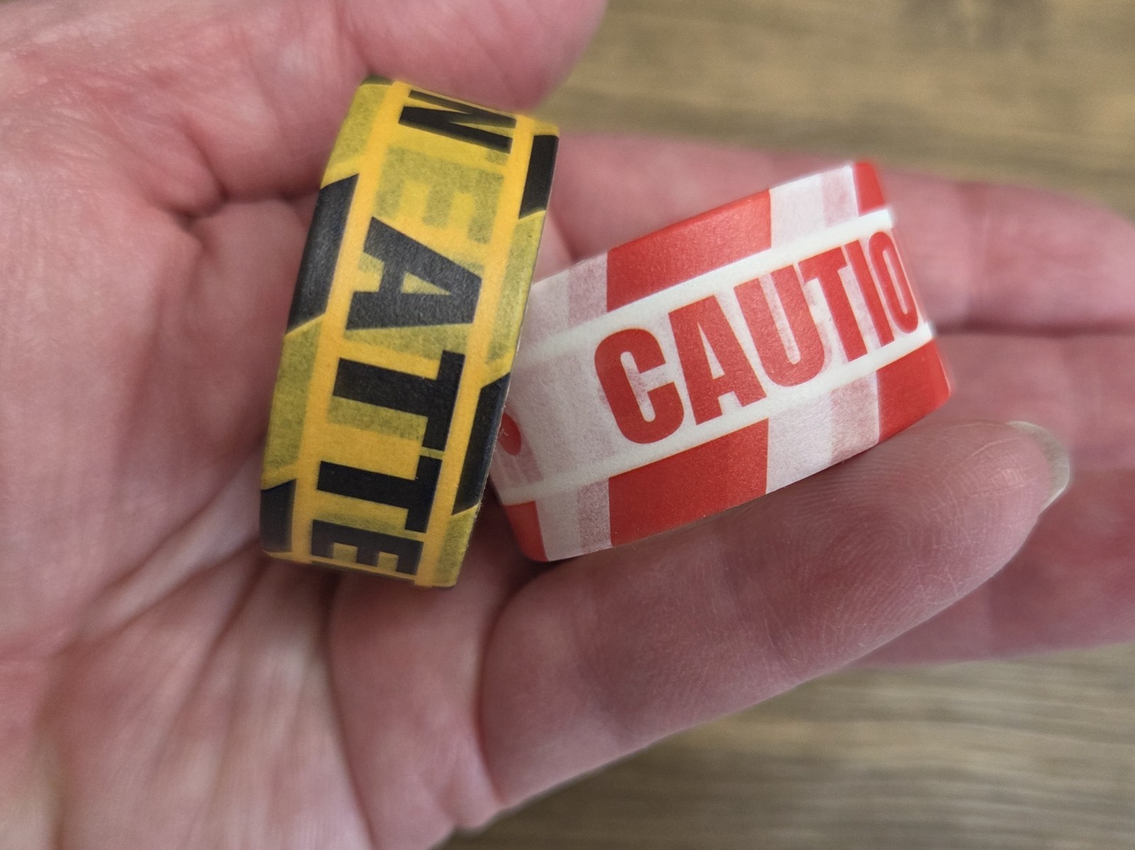 1/6 SCALE Dollhouse Miniature TWO (2) Rolls WASHI Tape Asst.