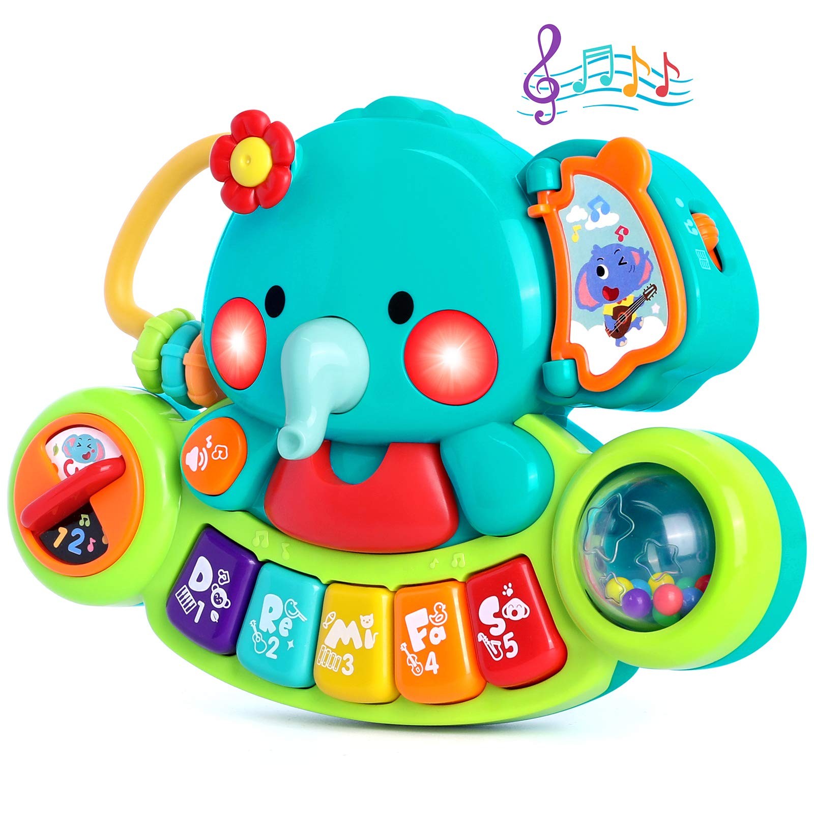 Baby Piano Toy 6 to 18 Months Light up Music Baby Toys for 0 6 9 12 18 Months