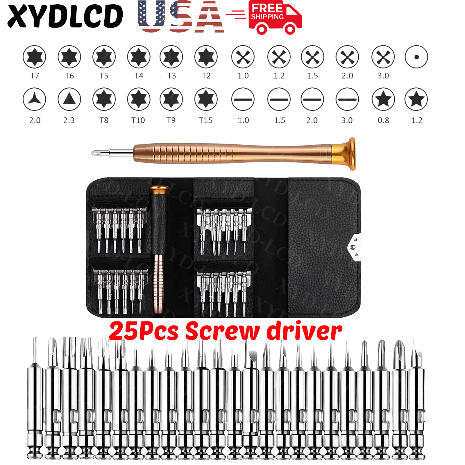 Screw driver Set Tools for Apple MacBook iPhone Samsung PC Tablet Laptop 25 in 1