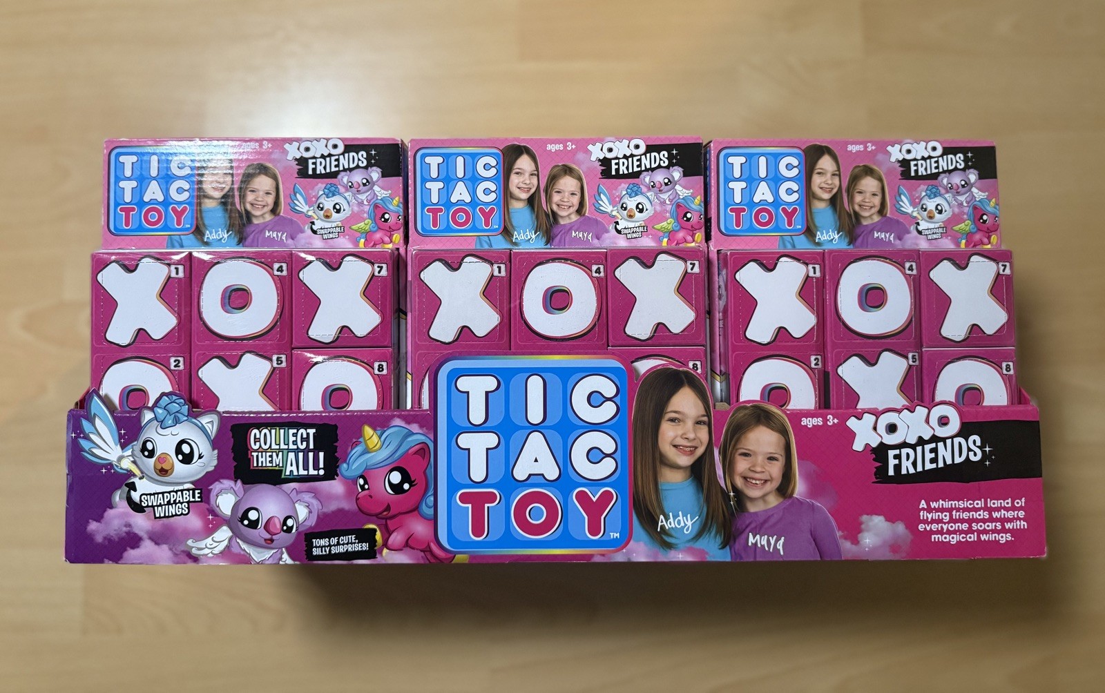NEW Blip Tic Tac Toy XOXO 8 Surprises with Friends, Wings new in box