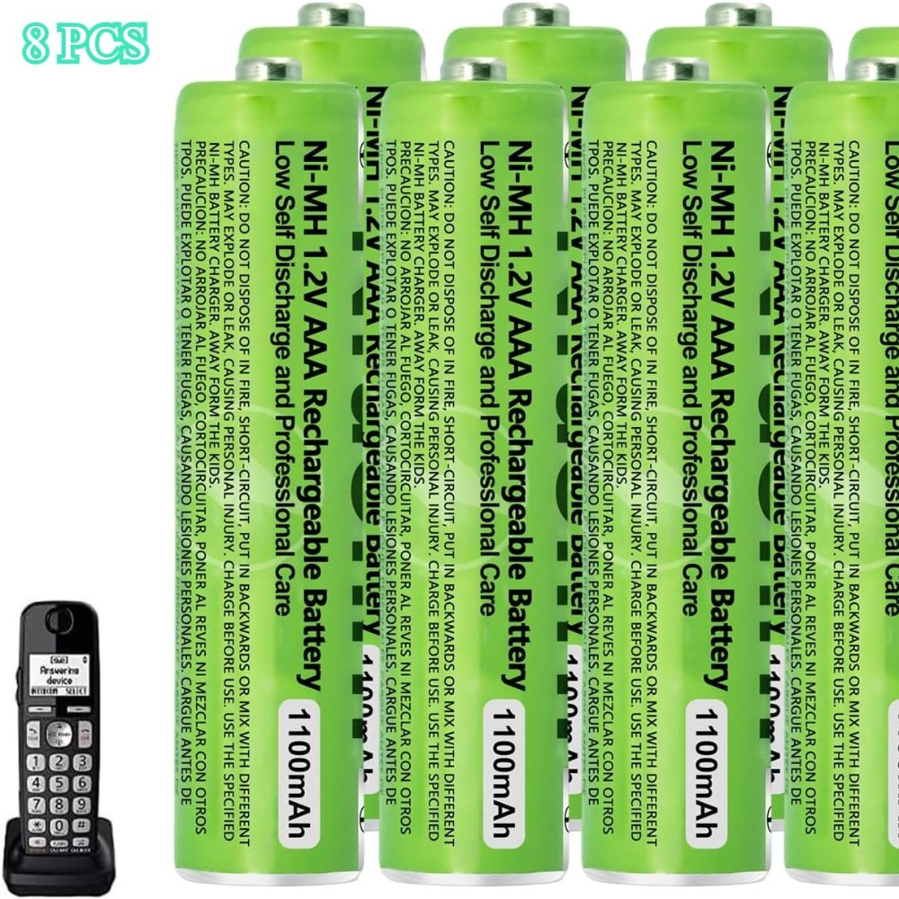 AAA Ni-MH 1100mAh 1.2V AAA Rechargeable Battery FOR Panasonic Cordless Phone