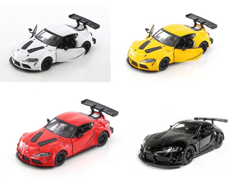 KINSMART 5” Toyota GR Supra Racing Concept 1:36 Diecast Car – Choose Color