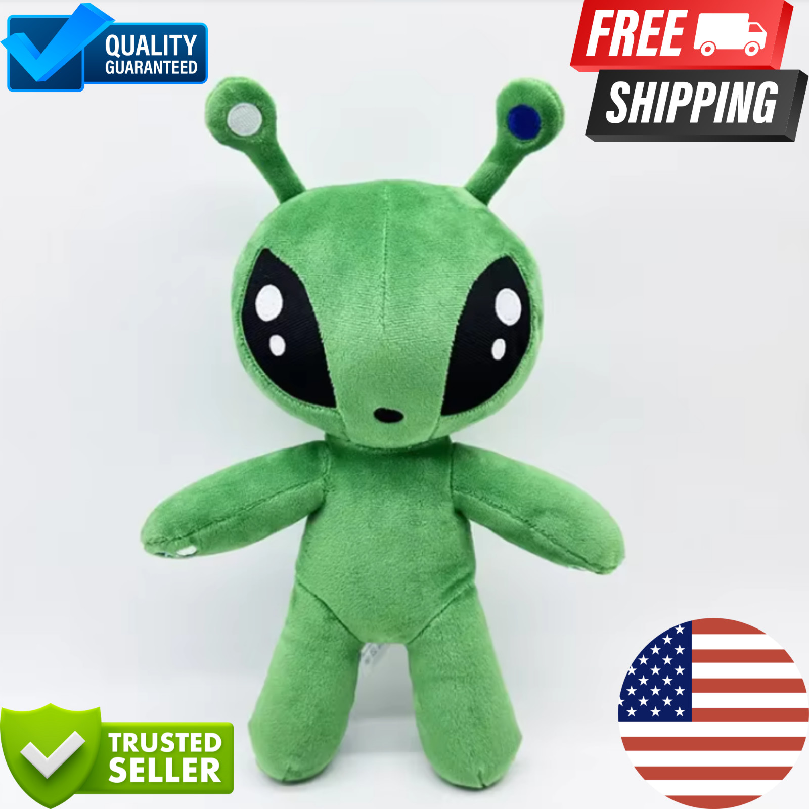 IKEA AFTONSPARV Green Alien Plush Toy 34CM Soft Stuffed Doll USA