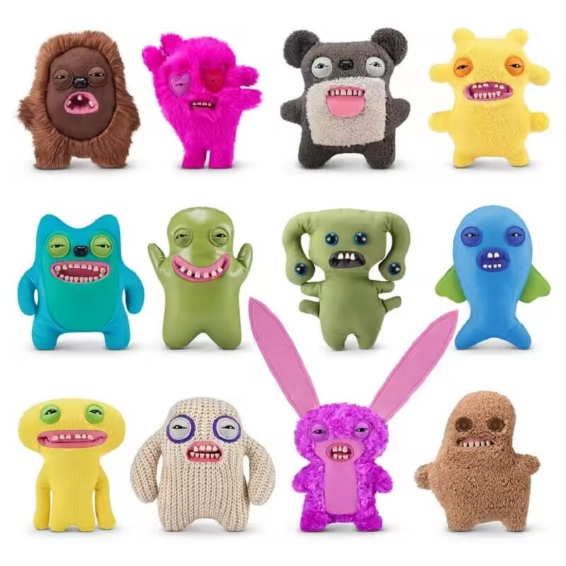 Fuggler Plush Toys Ugly Monster Old Tooth On The Block Series Stuffed Doll Gifts