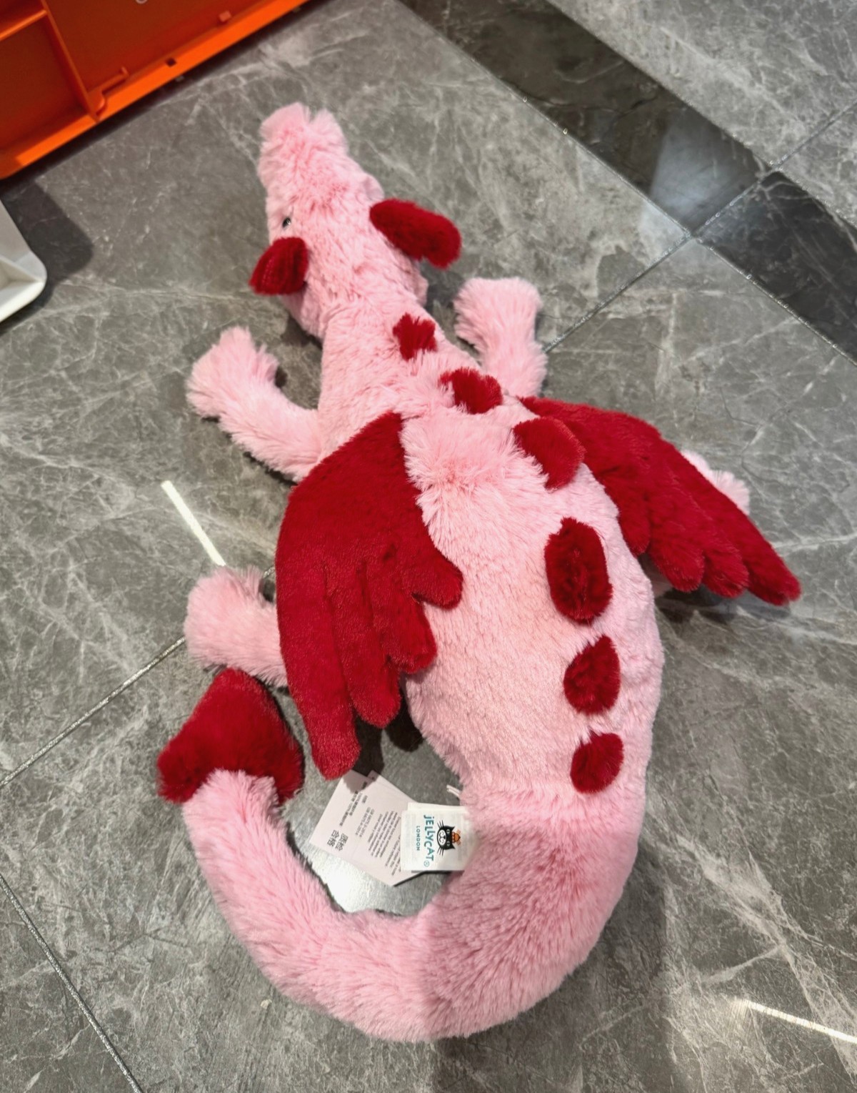 2026 Jellycat 20in Heart Dragon – Valentine’s Day Limited Edition