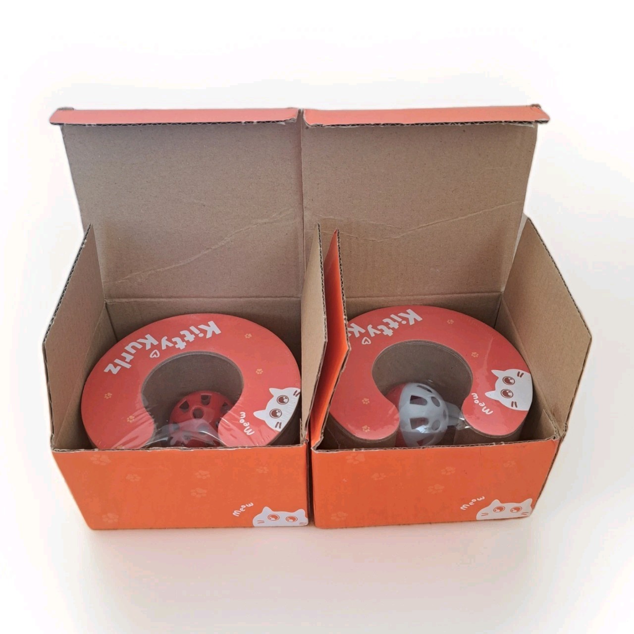 (Lot Of 2) KITTY KURLZ Interactive Cat Toy Shape-Shifting Fun Lot Of 2