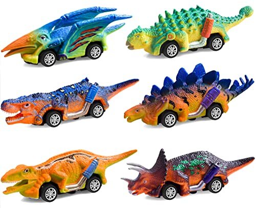Educational Toys for 3 4 5 6 7 8 9yr Year Old Boys Birthday Gift Dinosaur Cars