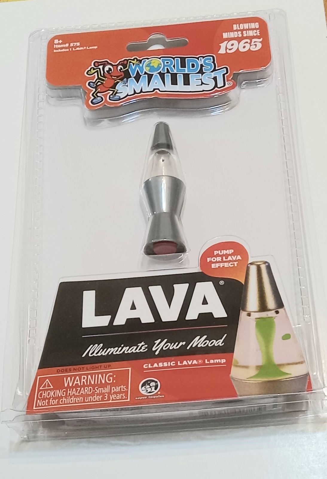 RARE-World’s Smallest Toys LAVA LAMP- Error No Lava – Lamp ONLY- For Collectors