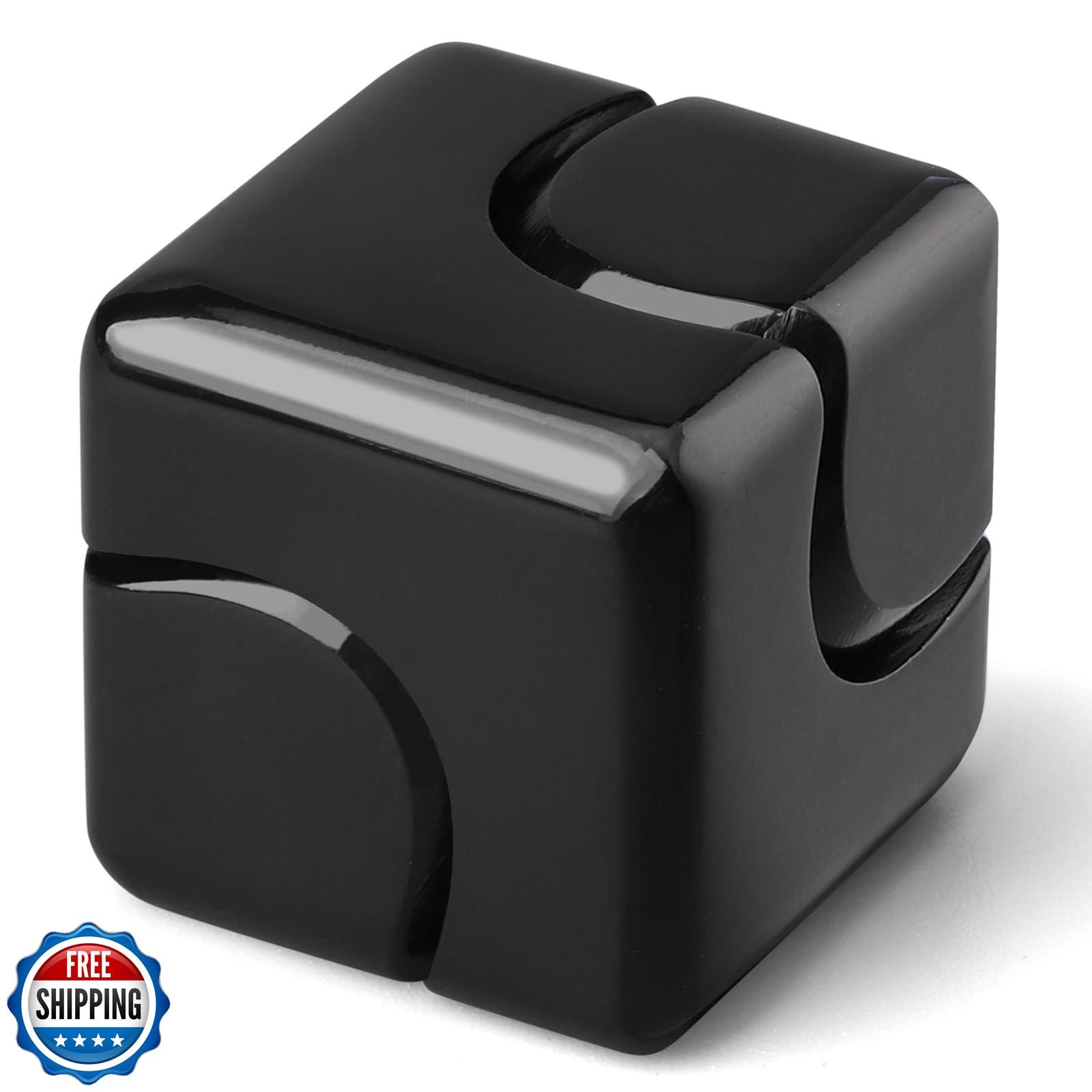 Dilabnba Fidget Spinner Toys Cube for Kids Adults, Metal Fidget Block Sensory