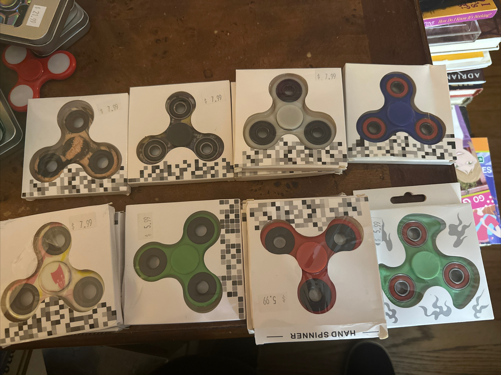 Tri-Spinner Hand Fidget Spinner Focus Toy Stress Relief New Assorted