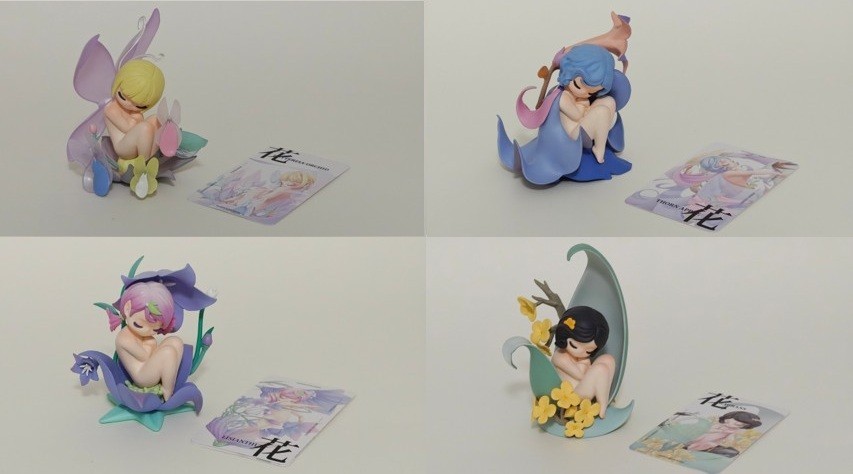 52TOYS Sleep Flower Elves Series Figures (Loose w/ card)