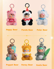 Authentic Pucky Bear Planet Plush Series Confirmed Blind Box Figure Toy Hot@Gift