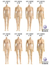 1/12 Scale Flexible Half-seamless Female Body Pale/Suntan Figure Model Toys