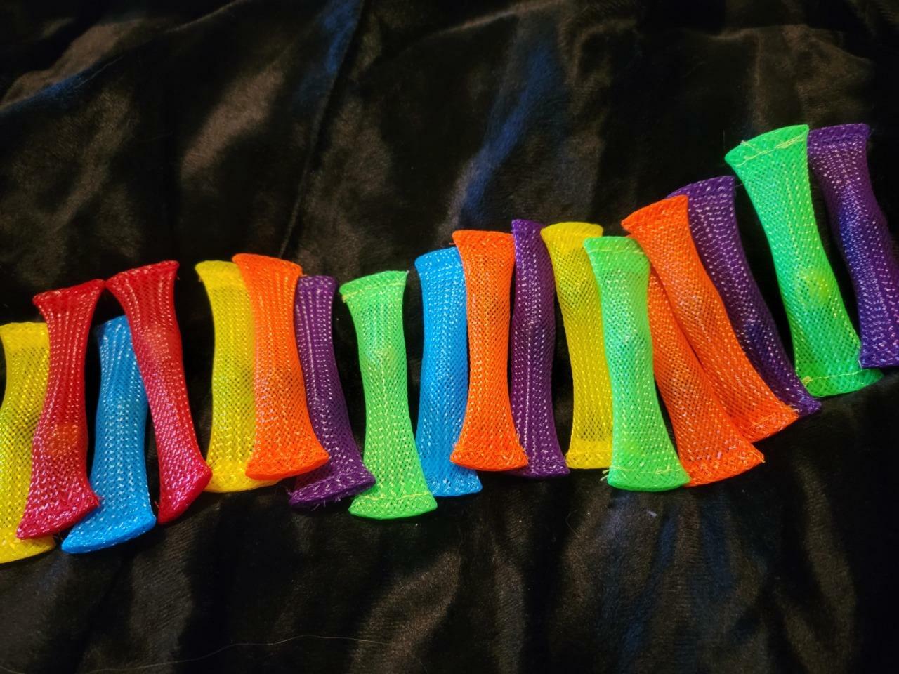 18 NEW SENSORY HAND MARBLE MESH FIDGETS ASSORTED COLORS AS PICTURED~FREE US SHIP