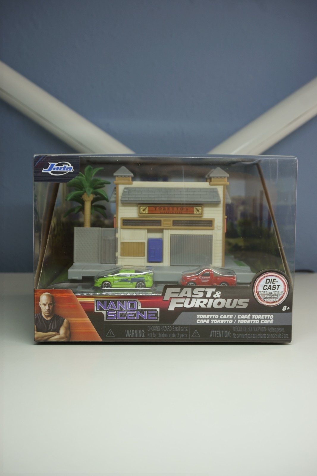 Jada Fast & Furious Nano Scene Toretto’s Café Die Cast Cars Diorama New Sealed