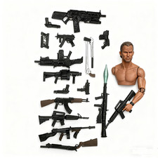 17x Munitions Pack Guns Blaster firearms Weapons Kit For 6”/7″ Figure McFarlane