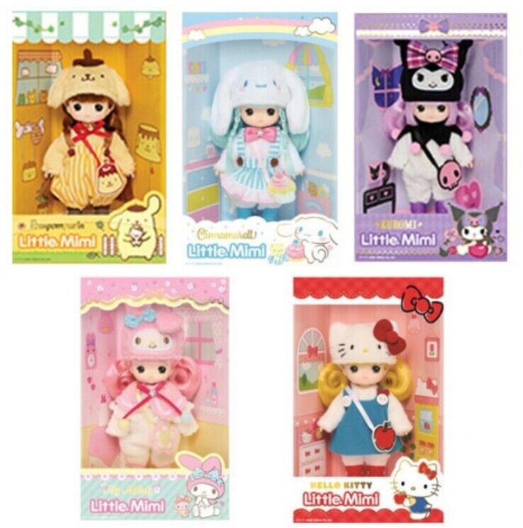 Sanrio Characters x Little Mimi 5 Styles Figure Doll Korean Toy