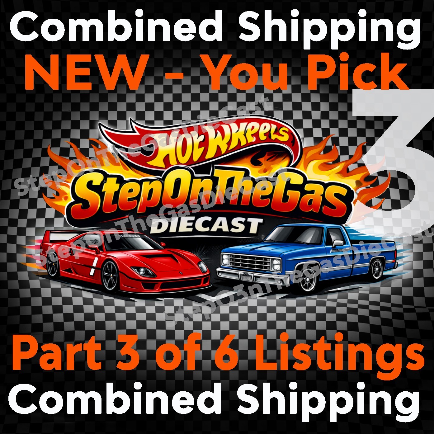 HOT WHEELS 3 C Case YOU PICK New COMBINED Shipping 2022 2023 2024 2025 2026 Cars