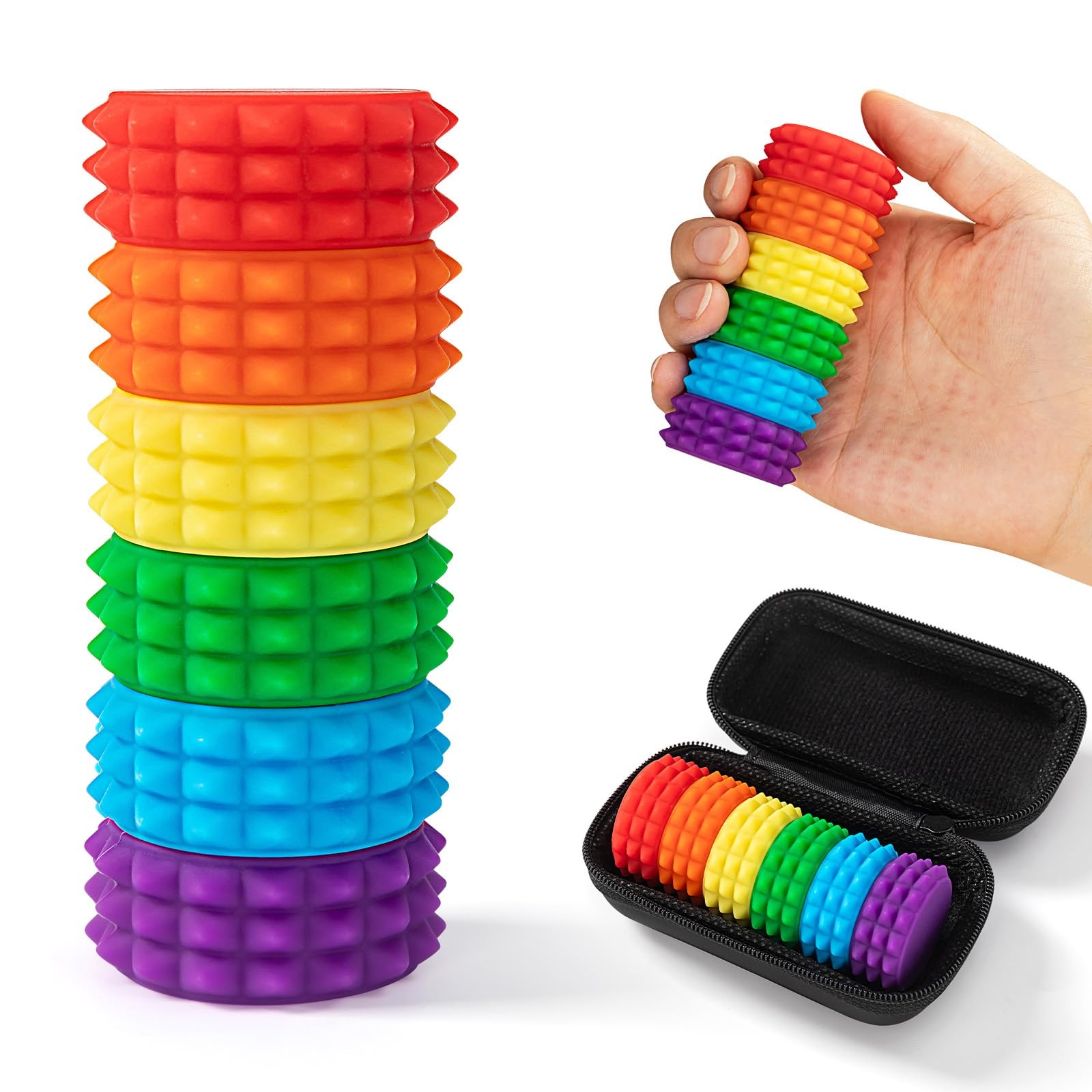 Spiky Fidget Toys for Adults –Fun Sensory Stress Relievers, Anxiety & Focus T…
