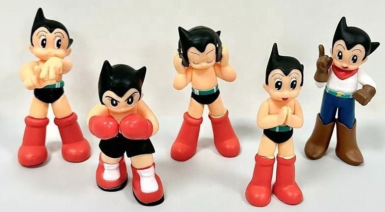 Anime Figure Astro Boy 5PCS Sets  PVC Toy figures New in Box 3 Inches Tall