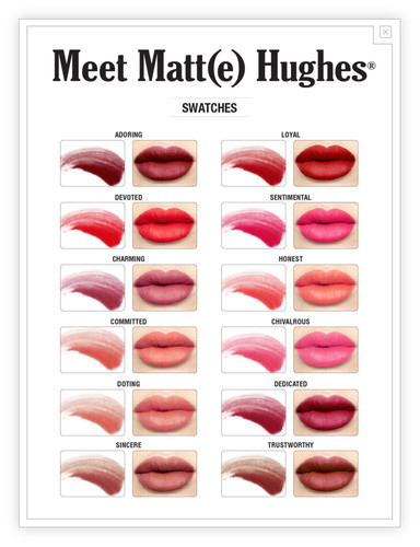 ORIGINAL THE BALM COSMETICS MEET MATT HUGHES MATTE LIQUID LIPSTICK CHOOSE FREEsh